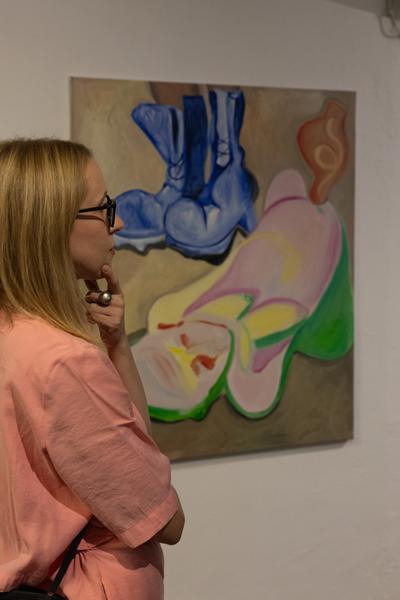 Alina Sokolova &quot;Ambivalent Feeling of Staying Alive&quot;. Erste Bank Art Award 2025 (DAS WEISSE HAUS, 9.9.2025) Foto: eSeL.at - Lorenz Seidler