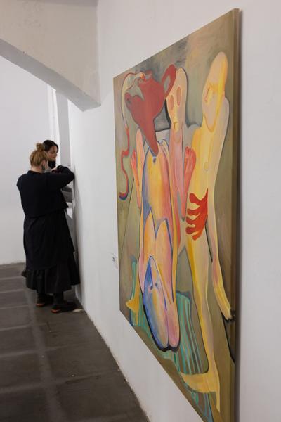 Alina Sokolova &quot;Ambivalent Feeling of Staying Alive&quot;. Erste Bank Art Award 2025 (DAS WEISSE HAUS, 9.9.2025) Foto: eSeL.at - Lorenz Seidler