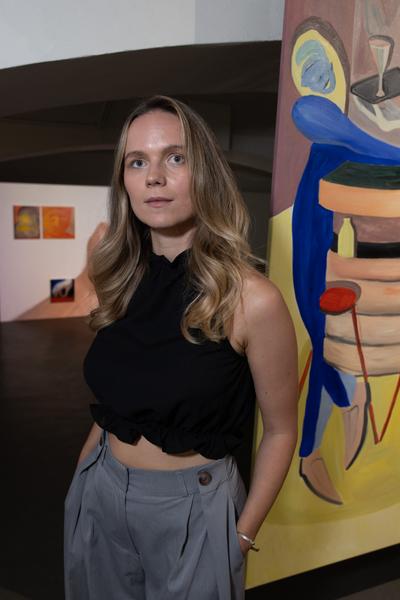 Alina Sokolova &quot;Ambivalent Feeling of Staying Alive&quot;. Erste Bank Art Award 2025 (DAS WEISSE HAUS, 9.9.2025) Foto: eSeL.at - Lorenz Seidler