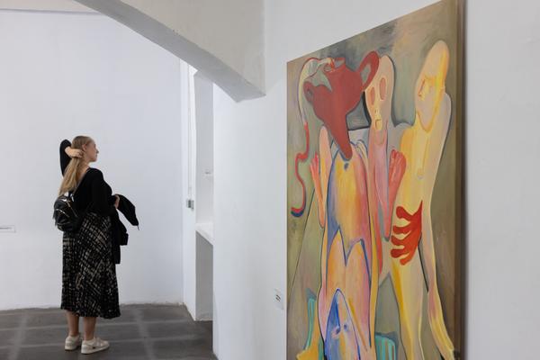 Alina Sokolova &quot;Ambivalent Feeling of Staying Alive&quot;. Erste Bank Art Award 2025 (DAS WEISSE HAUS, 9.9.2025) Foto: eSeL.at - Lorenz Seidler