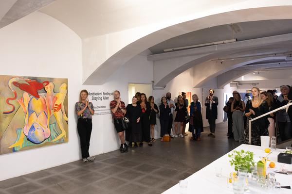 Alina Sokolova &quot;Ambivalent Feeling of Staying Alive&quot;. Erste Bank Art Award 2025 (DAS WEISSE HAUS, 9.9.2025) Foto: eSeL.at - Lorenz Seidler