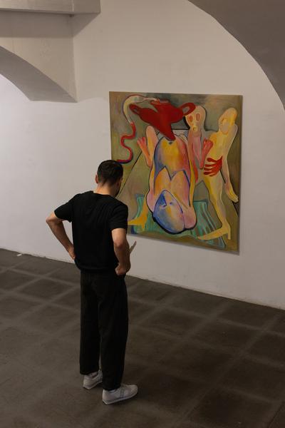Alina Sokolova &quot;Ambivalent Feeling of Staying Alive&quot;. Erste Bank Art Award 2025 (DAS WEISSE HAUS, 9.9.2025) Foto: eSeL.at - Lorenz Seidler