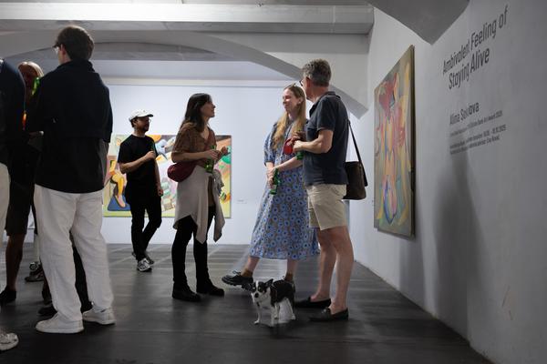 Alina Sokolova &quot;Ambivalent Feeling of Staying Alive&quot;. Erste Bank Art Award 2025 (DAS WEISSE HAUS, 9.9.2025) Foto: eSeL.at - Lorenz Seidler