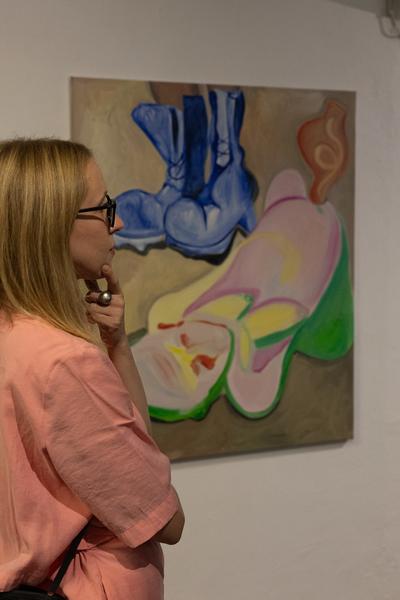 Alina Sokolova "Ambivalent Feeling of Staying Alive". Erste Bank Art Award 2025 (DAS WEISSE HAUS, 9.9.2025) Foto: eSeL.at - Lorenz Seidler