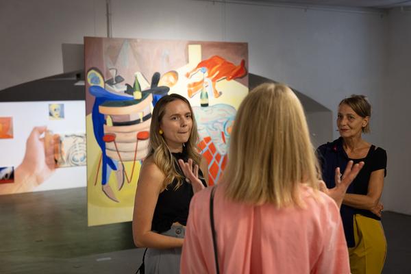 Alina Sokolova "Ambivalent Feeling of Staying Alive". Erste Bank Art Award 2025 (DAS WEISSE HAUS, 9.9.2025) Foto: eSeL.at - Lorenz Seidler