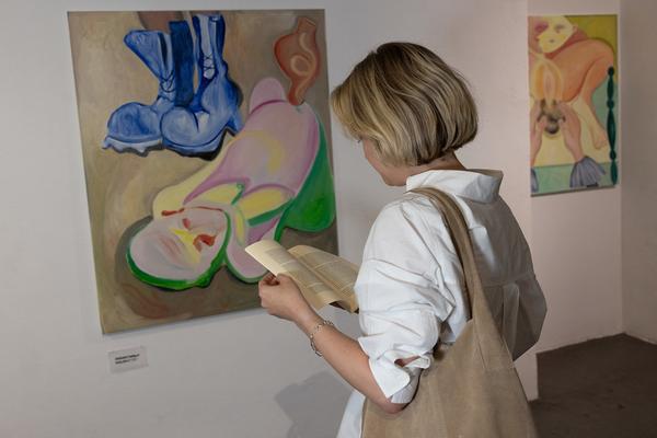 Alina Sokolova "Ambivalent Feeling of Staying Alive". Erste Bank Art Award 2025 (DAS WEISSE HAUS, 9.9.2025) Foto: eSeL.at - Lorenz Seidler