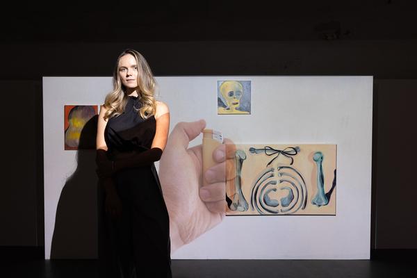 Alina Sokolova "Ambivalent Feeling of Staying Alive". Erste Bank Art Award 2025 (DAS WEISSE HAUS, 9.9.2025) Foto: eSeL.at - Lorenz Seidler