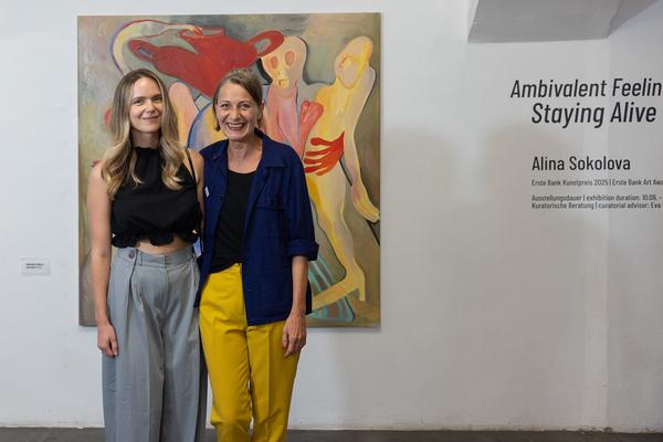 Alina Sokolova "Ambivalent Feeling of Staying Alive". Erste Bank Art Award 2025 (DAS WEISSE HAUS, 9.9.2025) Foto: eSeL.at - Lorenz Seidler