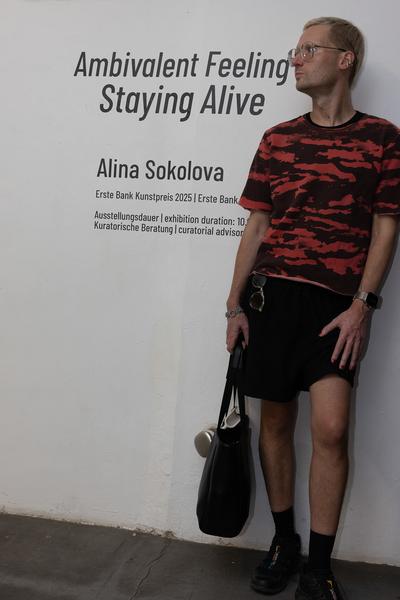 Alina Sokolova "Ambivalent Feeling of Staying Alive". Erste Bank Art Award 2025 (DAS WEISSE HAUS, 9.9.2025) Foto: eSeL.at - Lorenz Seidler