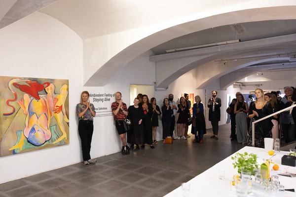 Alina Sokolova "Ambivalent Feeling of Staying Alive". Erste Bank Art Award 2025 (DAS WEISSE HAUS, 9.9.2025) Foto: eSeL.at - Lorenz Seidler