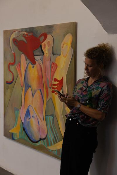Alina Sokolova "Ambivalent Feeling of Staying Alive". Erste Bank Art Award 2025 (DAS WEISSE HAUS, 9.9.2025) Foto: eSeL.at - Lorenz Seidler