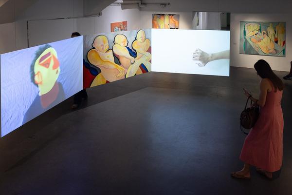 Alina Sokolova "Ambivalent Feeling of Staying Alive". Erste Bank Art Award 2025 (DAS WEISSE HAUS, 9.9.2025) Foto: eSeL.at - Lorenz Seidler