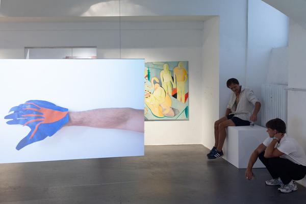 Alina Sokolova "Ambivalent Feeling of Staying Alive". Erste Bank Art Award 2025 (DAS WEISSE HAUS, 9.9.2025) Foto: eSeL.at - Lorenz Seidler