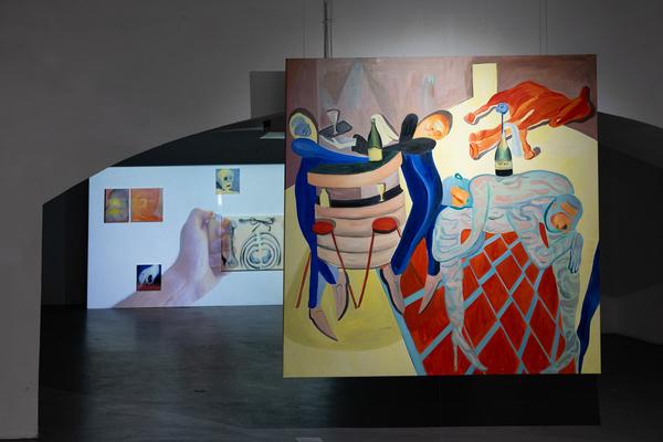 Alina Sokolova "Ambivalent Feeling of Staying Alive". Erste Bank Art Award 2025 (DAS WEISSE HAUS, 9.9.2025) Foto: eSeL.at - Lorenz Seidler