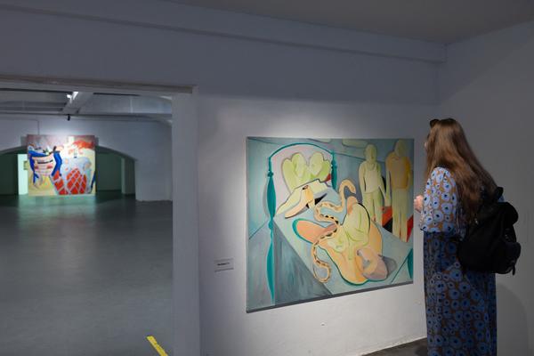 Alina Sokolova "Ambivalent Feeling of Staying Alive". Erste Bank Art Award 2025 (DAS WEISSE HAUS, 9.9.2025) Foto: eSeL.at - Lorenz Seidler