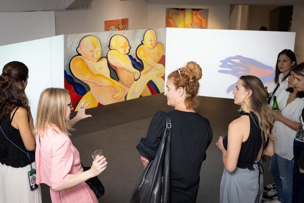 Alina Sokolova "Ambivalent Feeling of Staying Alive". Erste Bank Art Award 2025 (DAS WEISSE HAUS, 9.9.2025) Foto: eSeL.at - Lorenz Seidler