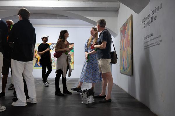 Alina Sokolova "Ambivalent Feeling of Staying Alive". Erste Bank Art Award 2025 (DAS WEISSE HAUS, 9.9.2025) Foto: eSeL.at - Lorenz Seidler