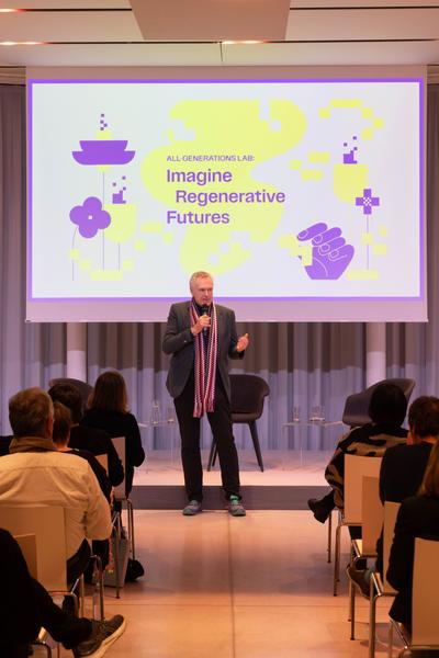 ReGenerativa Auftakt: &quot;Imagine Regenerative Futures&quot; (MQ Libelle, 1.12.2025) Foto: eSeL.at - Lorenz Seidler