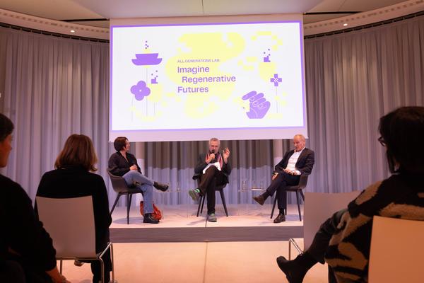 ReGenerativa Auftakt: &quot;Imagine Regenerative Futures&quot; (MQ Libelle, 1.12.2025) Foto: eSeL.at - Lorenz Seidler