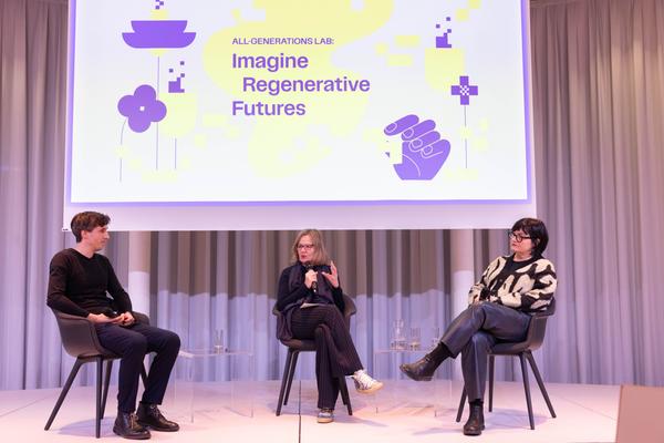 ReGenerativa Auftakt: &quot;Imagine Regenerative Futures&quot; (MQ Libelle, 1.12.2025) Foto: eSeL.at - Lorenz Seidler