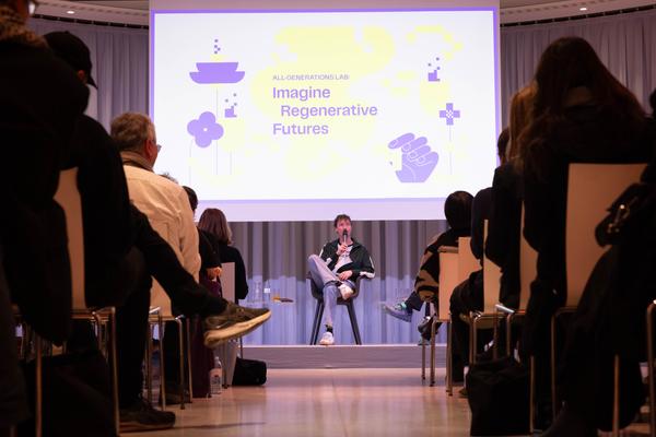 ReGenerativa Auftakt: &quot;Imagine Regenerative Futures&quot; (MQ Libelle, 1.12.2025) Foto: eSeL.at - Lorenz Seidler