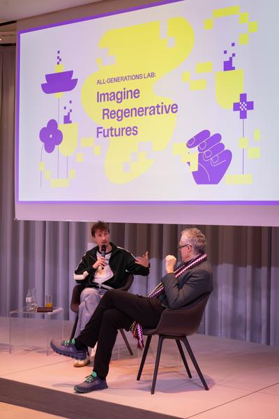 ReGenerativa Auftakt: &quot;Imagine Regenerative Futures&quot; (MQ Libelle, 1.12.2025) Foto: eSeL.at - Lorenz Seidler