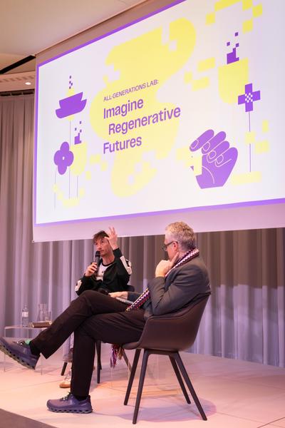 ReGenerativa Auftakt: &quot;Imagine Regenerative Futures&quot; (MQ Libelle, 1.12.2025) Foto: eSeL.at - Lorenz Seidler