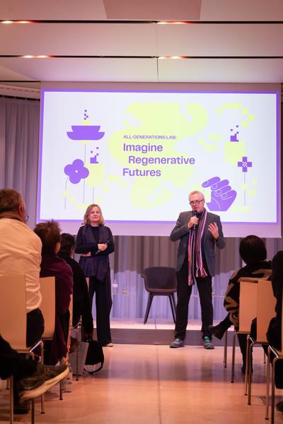 ReGenerativa Auftakt: &quot;Imagine Regenerative Futures&quot; (MQ Libelle, 1.12.2025) Foto: eSeL.at - Lorenz Seidler