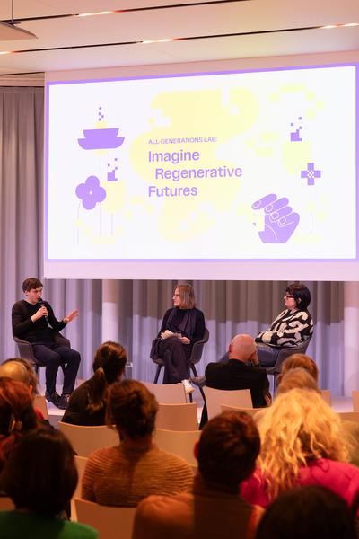 ReGenerativa Auftakt: "Imagine Regenerative Futures" (MQ Libelle, 1.12.2025) Foto: eSeL.at - Lorenz Seidler