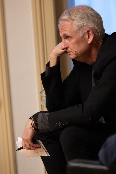 "Anecdotes and Arguments: How the colour of individual life allows for broader interpretations of the Holocaust" Timothy Snyder in conversation with Stephen Naron (Sigmund Freud Museum, 18.5.2026) Foto: eSeL.at - Lorenz Seidler