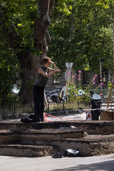 Angewandte Festival 2025: Monuments of the Future. Platzgestaltung Abt. Design Investigations (Oskar Kokoschka Platz, 25.6. - 28.6.2025) Foto: eSeL.at - Lorenz Seidler