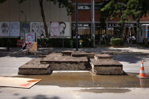 Angewandte Festival 2025: Monuments of the Future. Platzgestaltung Abt. Design Investigations (Oskar Kokoschka Platz, 25.6. - 28.6.2025) Foto: eSeL.at - Lorenz Seidler