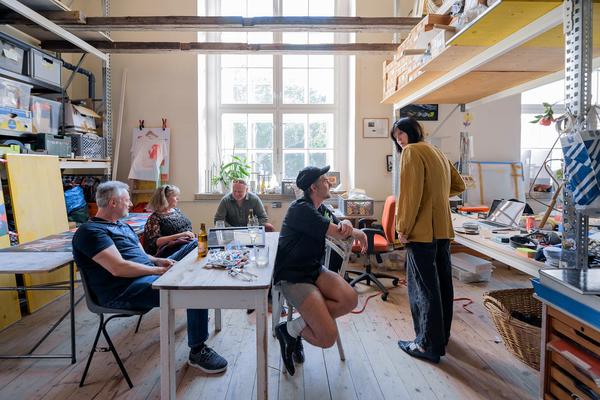 Eröffnung PART Residency (Bundesateliers Meiereistrasse, 13.06.2025) Foto: eSeL.at - Joanna Pianka
