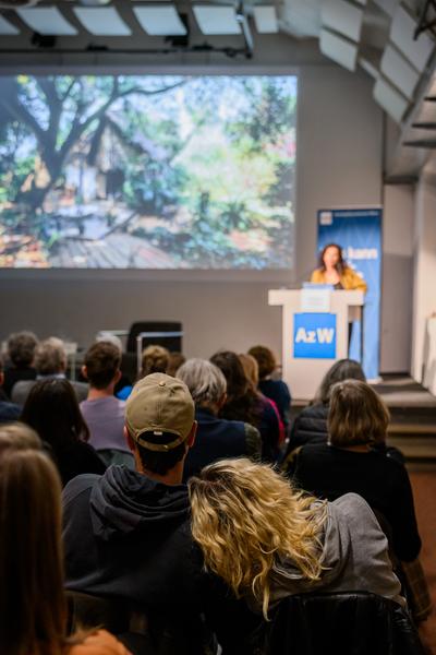 VIENNA ART WEEK 2025 Anupama Kundoo - Werkvortrag (Architekturzentrum Wien, 07.11.2025) Foto: eSeL.at - Joanna Pianka