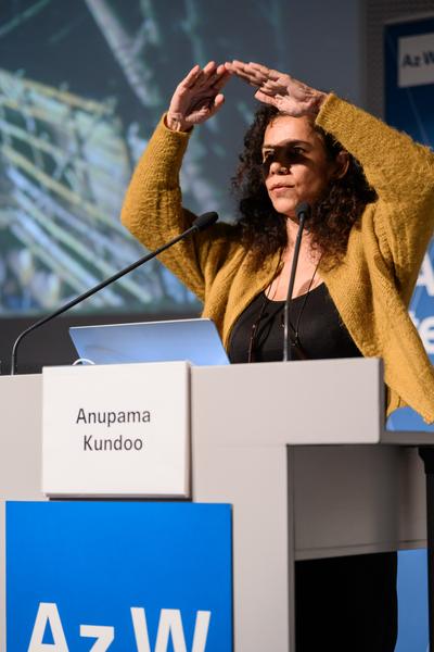 VIENNA ART WEEK 2025 Anupama Kundoo - Werkvortrag (Architekturzentrum Wien, 07.11.2025) Foto: eSeL.at - Joanna Pianka