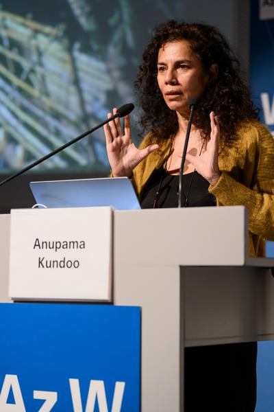 VIENNA ART WEEK 2025 Anupama Kundoo - Werkvortrag (Architekturzentrum Wien, 07.11.2025) Foto: eSeL.at - Joanna Pianka