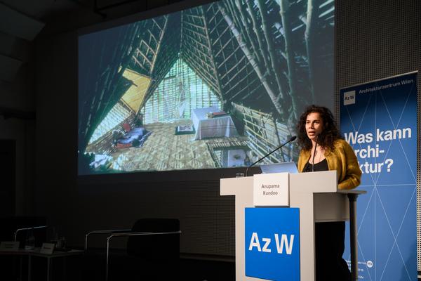 VIENNA ART WEEK 2025 Anupama Kundoo - Werkvortrag (Architekturzentrum Wien, 07.11.2025) Foto: eSeL.at - Joanna Pianka