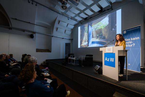 VIENNA ART WEEK 2025 Anupama Kundoo - Werkvortrag (Architekturzentrum Wien, 07.11.2025) Foto: eSeL.at - Joanna Pianka