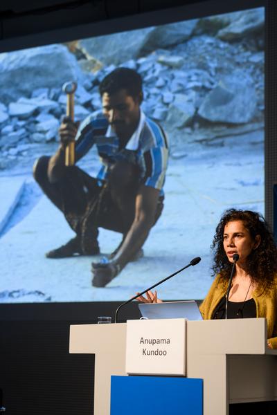 VIENNA ART WEEK 2025 Anupama Kundoo - Werkvortrag (Architekturzentrum Wien, 07.11.2025) Foto: eSeL.at - Joanna Pianka