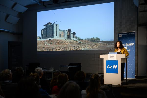 VIENNA ART WEEK 2025 Anupama Kundoo - Werkvortrag (Architekturzentrum Wien, 07.11.2025) Foto: eSeL.at - Joanna Pianka