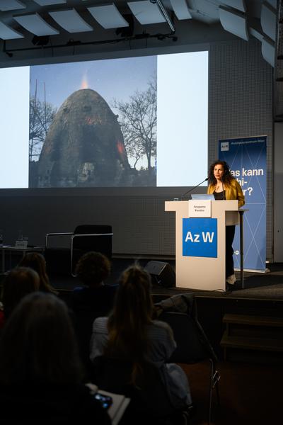 VIENNA ART WEEK 2025 Anupama Kundoo - Werkvortrag (Architekturzentrum Wien, 07.11.2025) Foto: eSeL.at - Joanna Pianka