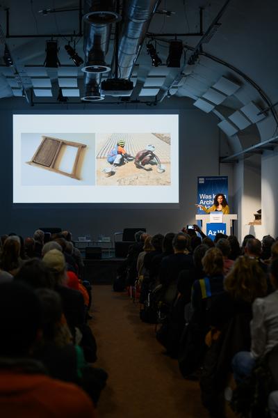 VIENNA ART WEEK 2025 Anupama Kundoo - Werkvortrag (Architekturzentrum Wien, 07.11.2025) Foto: eSeL.at - Joanna Pianka