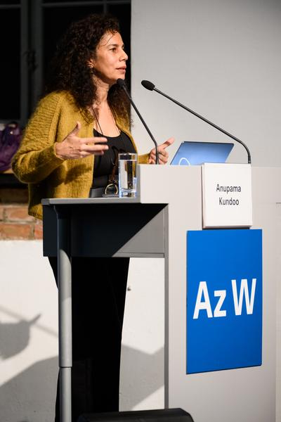 VIENNA ART WEEK 2025 Anupama Kundoo - Werkvortrag (Architekturzentrum Wien, 07.11.2025) Foto: eSeL.at - Joanna Pianka
