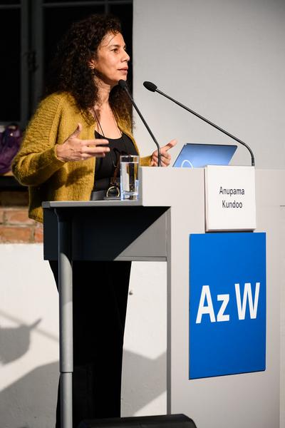 VIENNA ART WEEK 2025 Anupama Kundoo - Werkvortrag (Architekturzentrum Wien, 07.11.2025) Foto: eSeL.at - Joanna Pianka