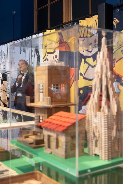 Architekturbaukästen 1890-1990. Die große Mitspielausstellung (MAK - Kunstblättersaal &amp; Offene Direktion, 7.10.2026 – 14.3.2027) Foto: eSeL.at - Lorenz Seidler