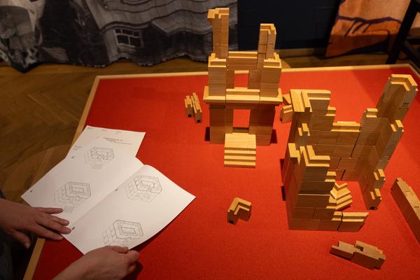 Architekturbaukästen 1890-1990. Die große Mitspielausstellung (MAK - Kunstblättersaal &amp; Offene Direktion, 7.10.2026 – 14.3.2027) Foto: eSeL.at - Lorenz Seidler