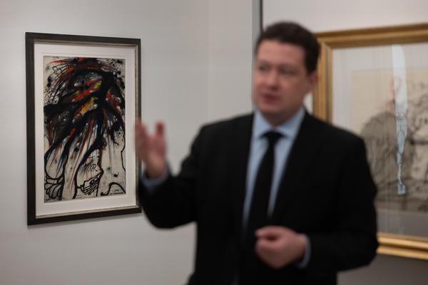Arnulf Rainer &amp; Art Brut (Arnulf Rainer Museum Baden, 18.10.2025 – 04.10.2026) Foto: eSeL.at - Lorenz Seidler
