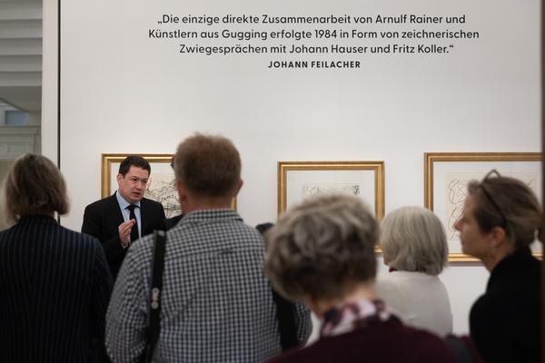 Arnulf Rainer &amp; Art Brut (Arnulf Rainer Museum Baden, 18.10.2025 – 04.10.2026) Foto: eSeL.at - Lorenz Seidler