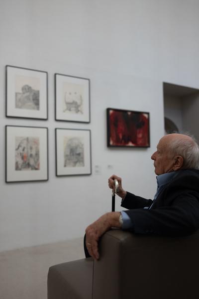 Arnulf Rainer &amp; Art Brut (Arnulf Rainer Museum Baden, 18.10.2025 – 04.10.2026) Foto: eSeL.at - Lorenz Seidler