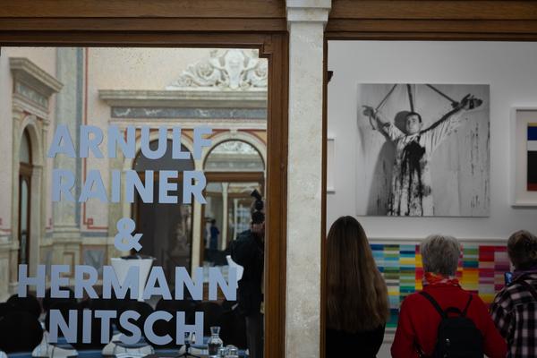Arnulf Rainer &amp; Hermann Nitsch (Arnulf Rainer Museum Baden, 24.10.2026 - 03.10.2027) Foto: eSeL.at - Lorenz Seidler
